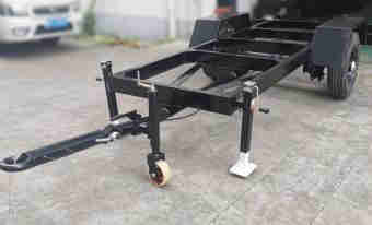 2-wheel Trailer with Load of 4000kg for Moving Medium-sized Air Compressor Equipment
