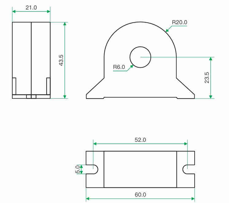 SITD Series Magnetic Balance Current Sensor for DC Motor Railway Communication