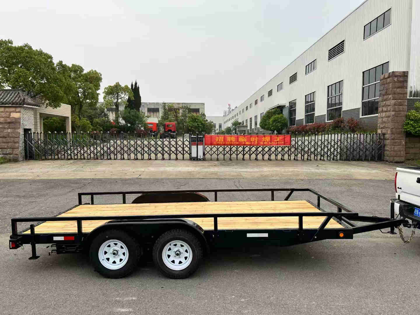 1500kg-3500KG Load Car Board Car Trailer with Rubber Torque Damping Axle