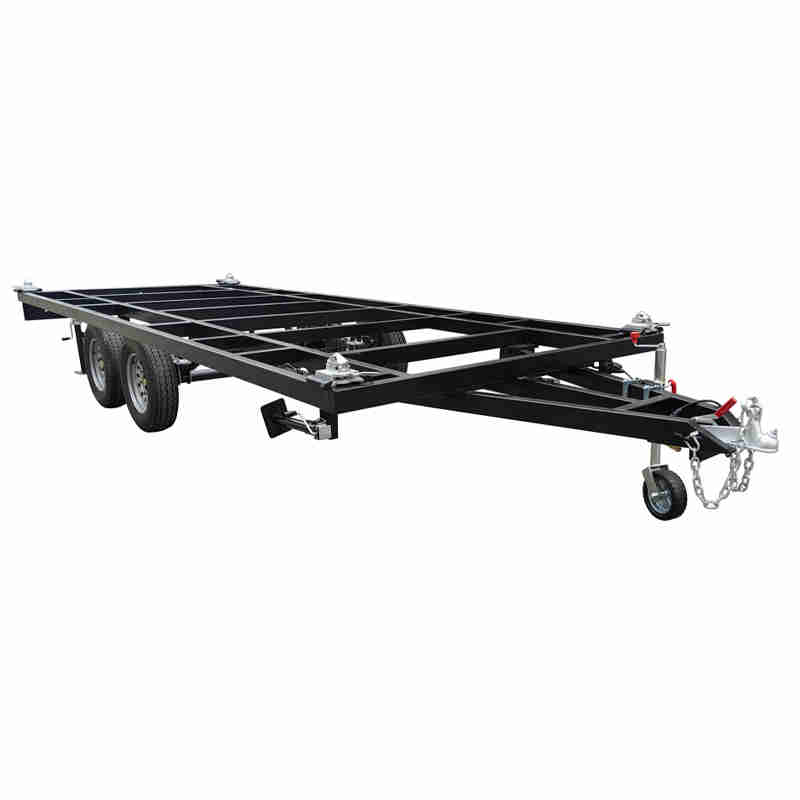 4 Wheeled 4000kg Load Container Mobile Home Travel Camper RV Trailer