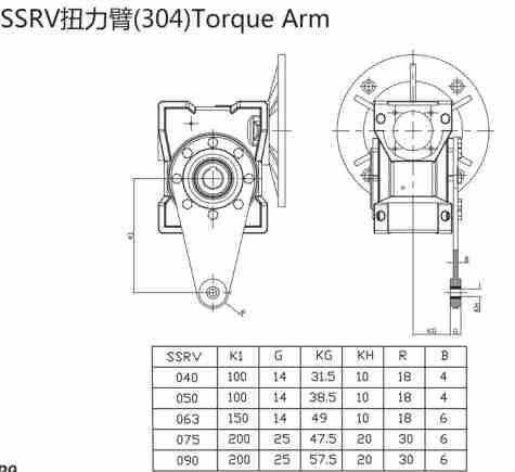 Corrosion Resistant SSRV090 Stainless Steel Worm Gearbox Customizable ODM Motor Drive Speed Reducer with Gear Wheel Reduction
