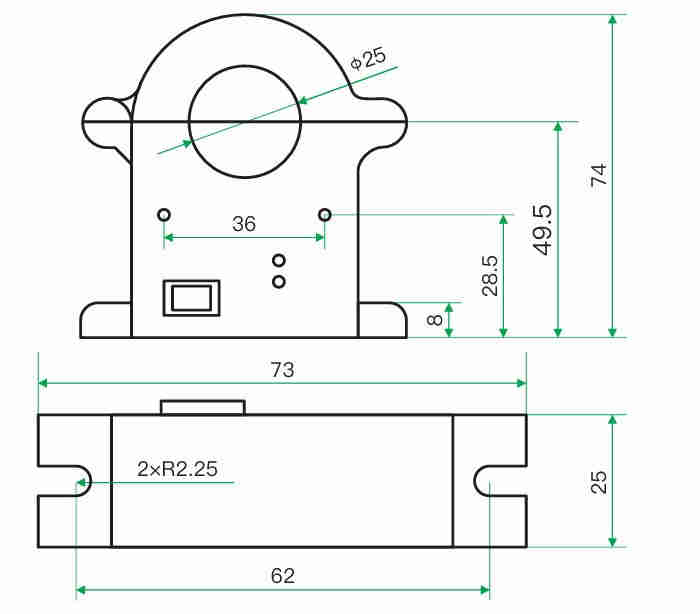 SIHD-KY3 Series Direct Measurement Current Sensor High-Precision Electrical Current Transducer