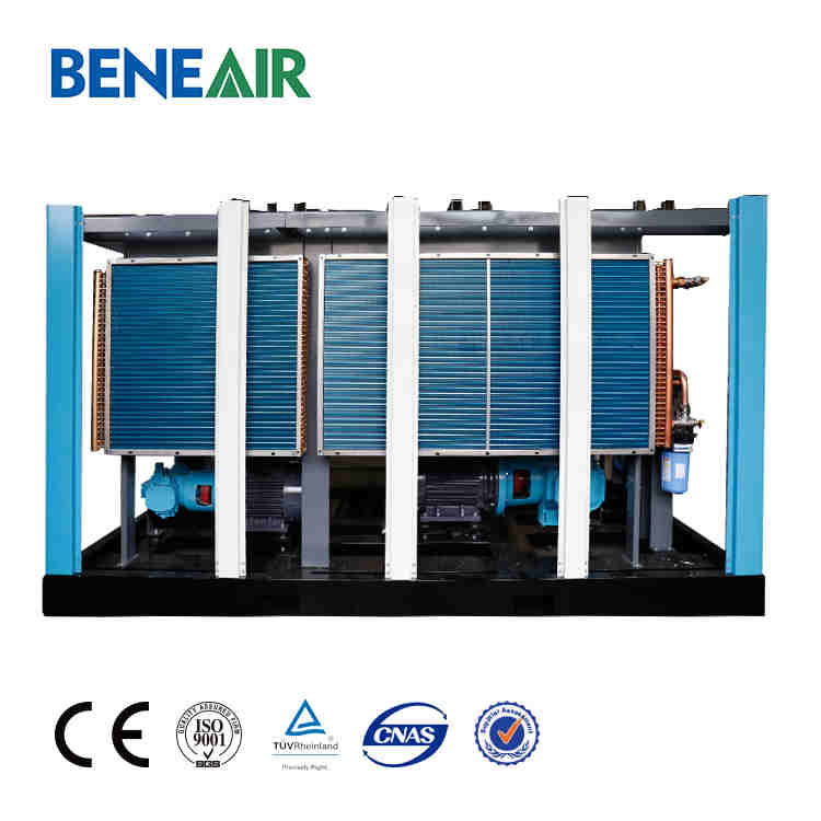 China Professional Manufacture High Pressure Twostage Stationery Air Cooling Electric Screw Air Compressor