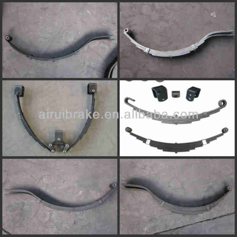 4-Leaf Double-Eye Spring for 4000-lbs Trailer Axles - 26"Long - Dacromet