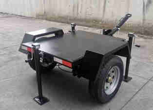 Aluminum Cargo 2 Wheel Utility Trailer for Sale Load 1500kg