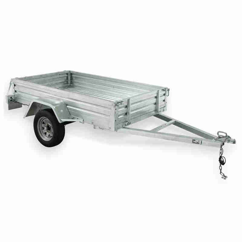 750KG-3000KG Flatbed Trailer Farm Net Cage ATV Trailer