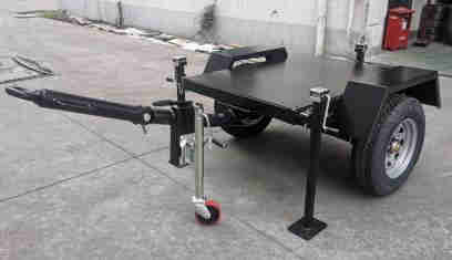 Aluminum Cargo 2 Wheel Utility Trailer for Sale Load 1500kg