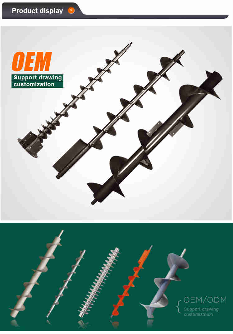 Factory Hot Sale Earth Auger Drill Post Hole Digger for Excavator