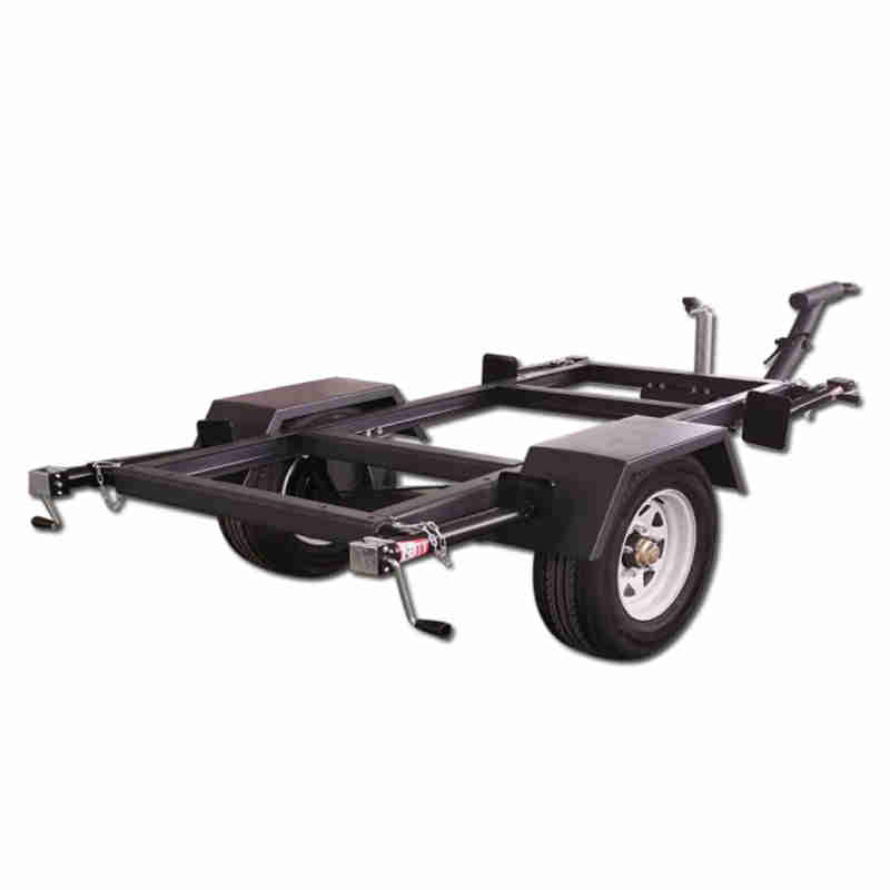 Two Wheel Axle Trailer with Torque Damping