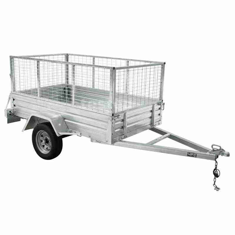 750KG-3000KG Flatbed Trailer Farm Net Cage ATV Trailer