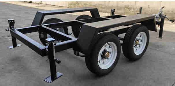European Connector 1500kg Four-Wheel Generator Trailer 1500kg Load Capacity Car Trailer