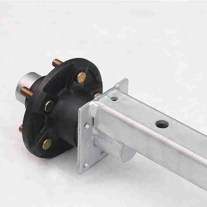 High Quality 10 Inch Trailer Hubs  Airui 5 Bolts Wheel Lazy Hub LM Bearing Kit Complete for Boat Trailer/Mover Caravan Camper