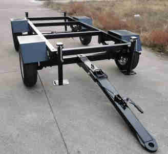 3000kg Load Generator Equipment Trailer with Front Rear Axle