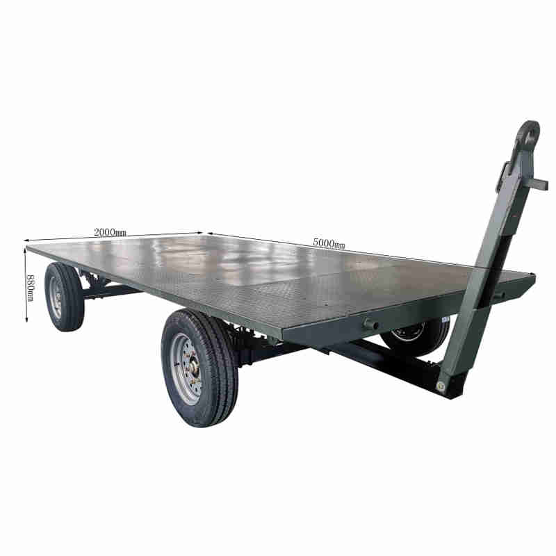 Load 6-ton Vehicle Traction Trailer for Transporting Moving Large Machines