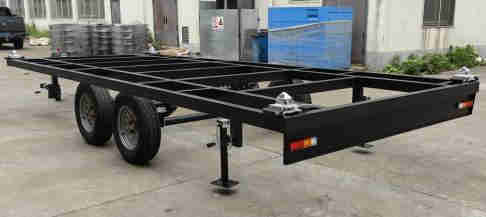4 Wheeled 4000kg Load Container Mobile Home Travel Camper RV Trailer
