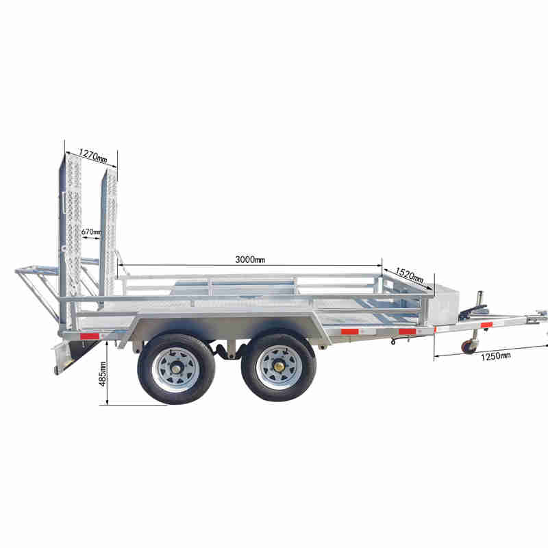 Customizable Size Excavator ATV Small Loader 900-3500kg Trailer for Transportation