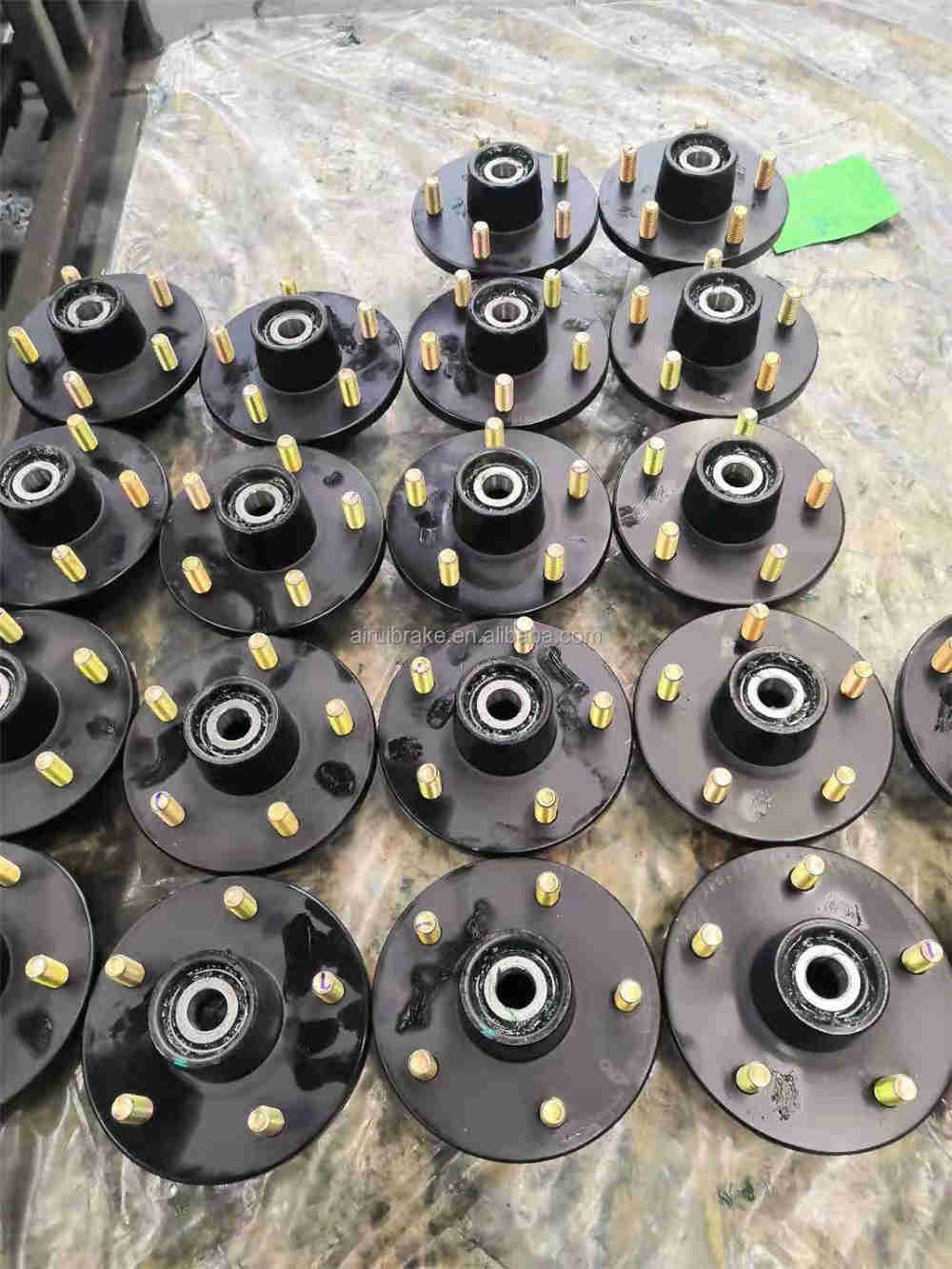 High Quality 10 Inch Trailer Hubs  Airui 5 Bolts Wheel Lazy Hub LM Bearing Kit Complete for Boat Trailer/Mover Caravan Camper