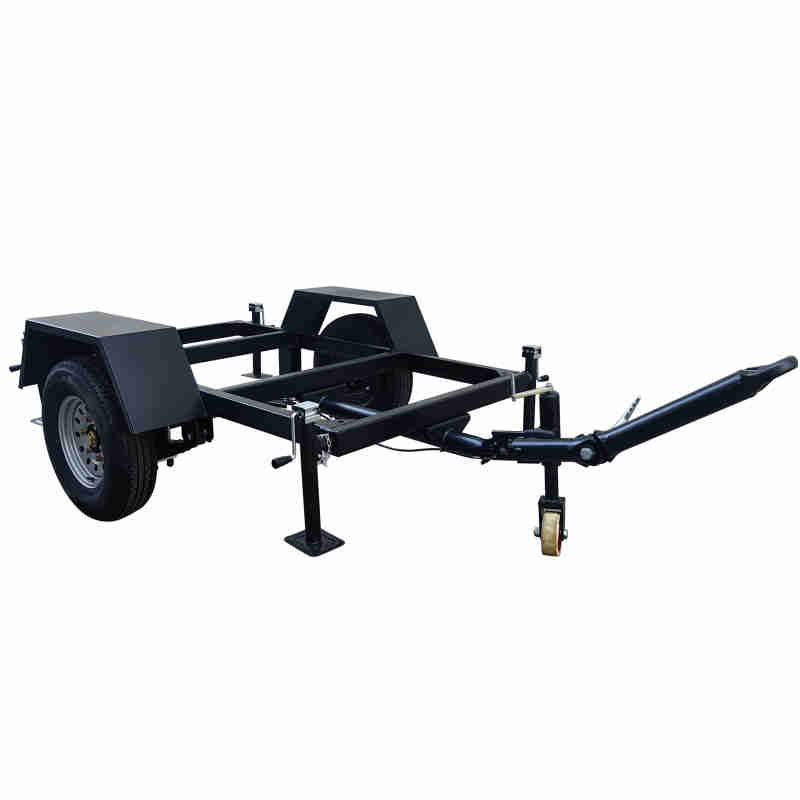 Tractor Trucks Car 2 Wheel Trailer Load 2500kg with Parking Brake