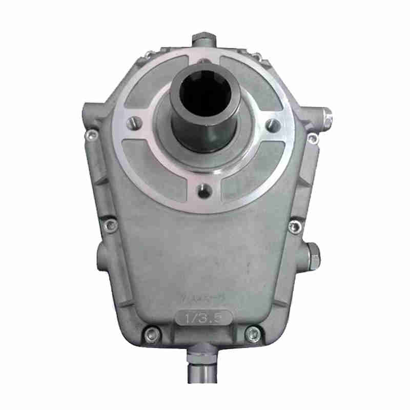 KM7002 Series Spur Gearbox PTO Speed Increaser Tractor Aluminium Multiplier Gearbox for Hydraulic Pump