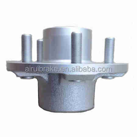 Trailer Hub5 Bolts 4.25" 4.5" 4.75" 5" 5.5" PCD Idler Trailer Hub Assembly with Trailer Axle Kit for 2500-lb Axle