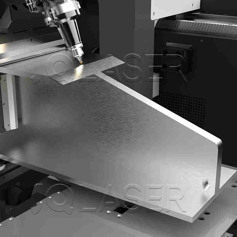 Side-mounted Bed Metal Tube Laser Cutter 450mm Big Diameter Laser Cutting Machines for Large Structural Steel