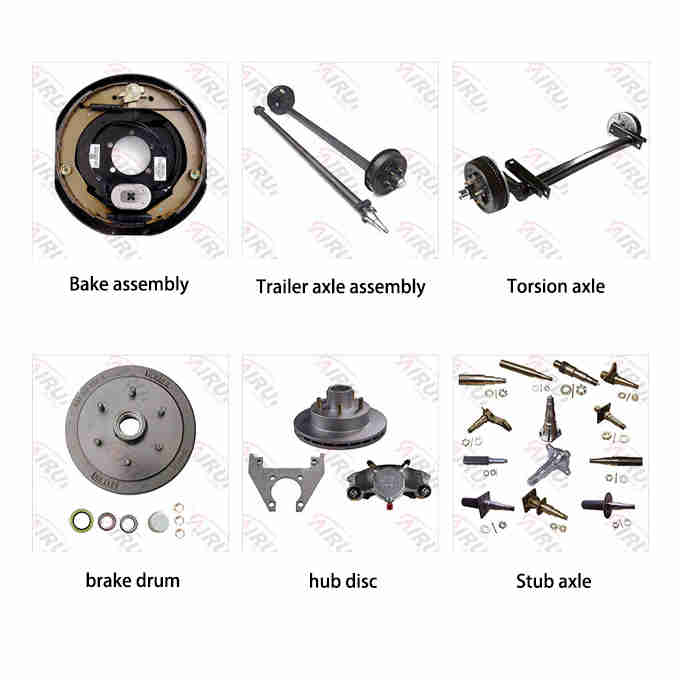 China ManufacturerHigh Quality 6000 Lbs Hub Hot-dip Galvanized Torque Axle Assembly Torsion Axle with Wheel Hub for  Kit