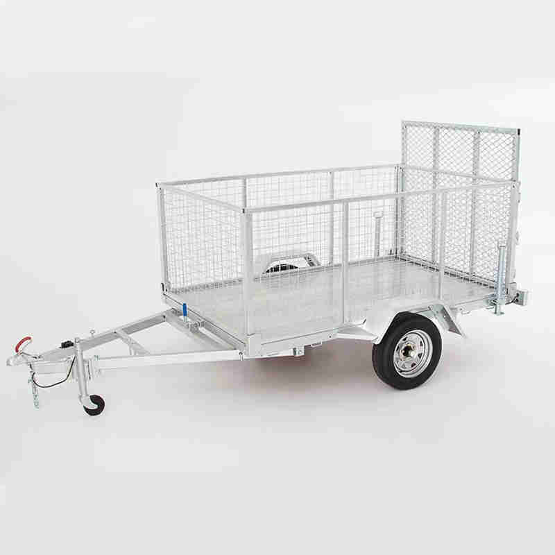 750KG-3000KG Flatbed Trailer Farm Net Cage ATV Trailer