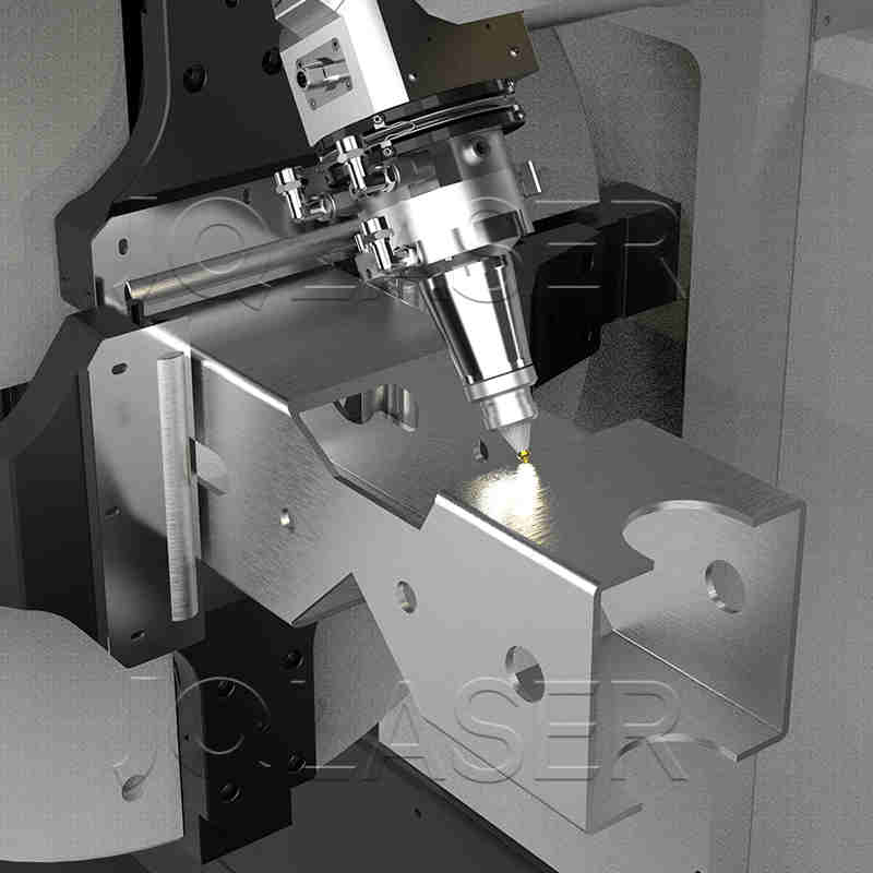 Side-mounted Bed Metal Tube Laser Cutter 450mm Big Diameter Laser Cutting Machines for Large Structural Steel
