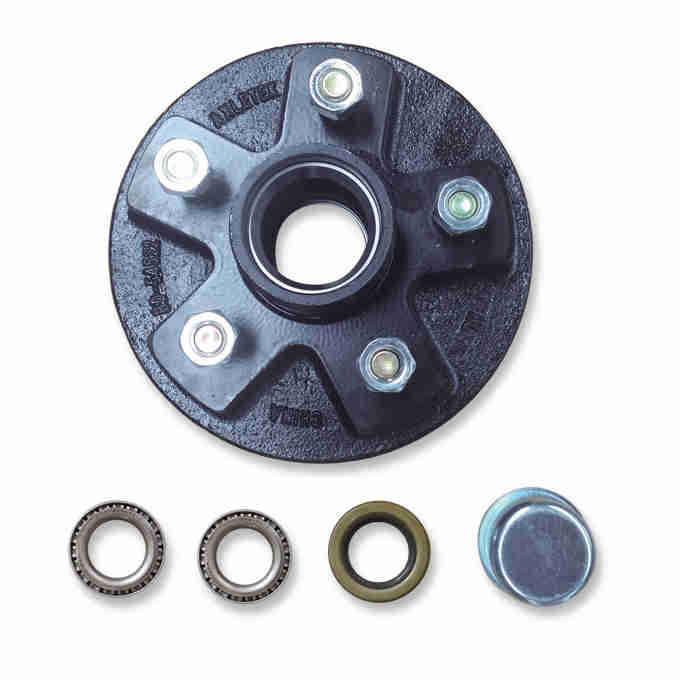 High Quality 10 Inch Trailer Hubs  Airui 5 Bolts Wheel Lazy Hub LM Bearing Kit Complete for Boat Trailer/Mover Caravan Camper
