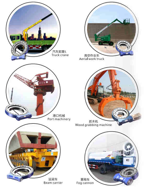 JS7 Ratio 71:1 Slewing Drive Gearbox Gear Reducer Slew Drive for Beam Carrier Fog Cannon