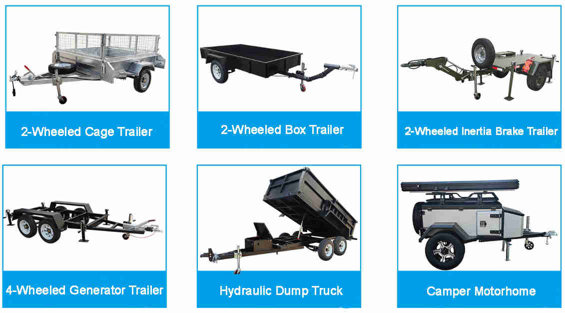 4-wheel Steering Front Rear Axle Flatbed Trailer for Mobile Transportation of Air Compressors Generator Sets Various Equipment