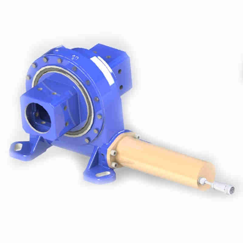 JV7S Series Ratio 58:1 Worm Gear Planetary Motor Slewing Drive Gearbox Reducer For Solar Energy Tracking