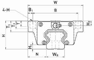 HGW-CC HGW-HC Series  Guide Rail Linear Guideway for CNC Machine Tool Lathe