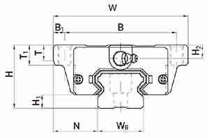 EGW-SA EGW-CA Series Guide Rail Linear Guideway