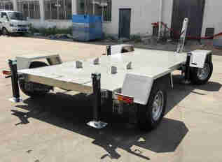 Hot Dip Galvanizing Equipment Trailer with 3000kg Load Capacity Car Trailer