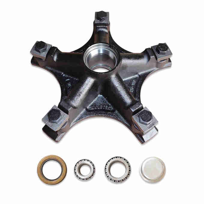 Travel Trailer Parts RV Utility  5 Lug Spoke Hub Unbraked   Axle Part Trailer Accessories for Rv Use