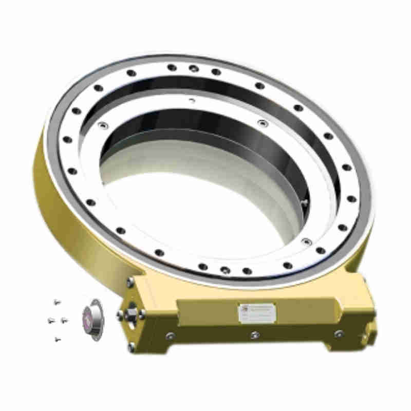 JS17 Ratio 104:1 Slewing Drive Gearbox Reducer Gear Slew Drive for Beam Carrier Fog Cannon Truck Crane