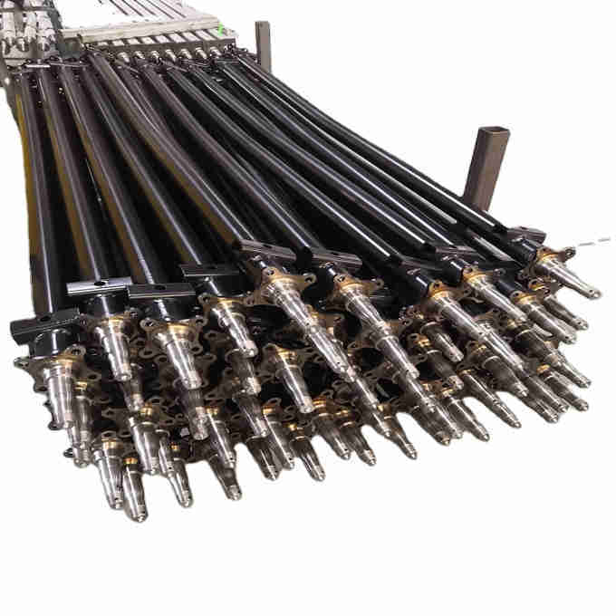 Trailer Axle 3500lbs  5*4.5PCD Non Brake Straight Trailer Axle Assembly with Leaf Spring Suspension
