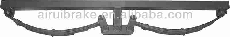 4-Leaf Double-Eye Spring for 4000-lbs Trailer Axles - 26"Long - Dacromet