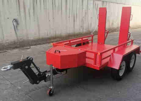 ATV 4 Wheel 1500kg Load Tractor Transport Trailer Firefighting Robot Fire Pump Excavator Car Trailer