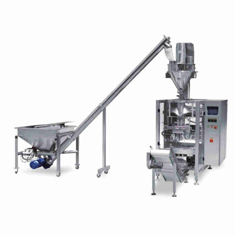 HL Series Vertical Measuring Automatic Packaging Machine Screw Material for Powdered Food with Filling and Counting Functions