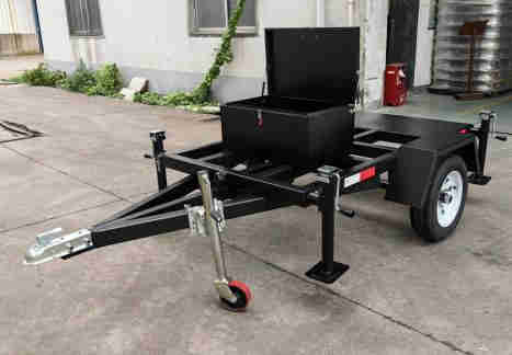 800kg Load LED Display Trailer for Camping Outdoor Projection Open air Movie