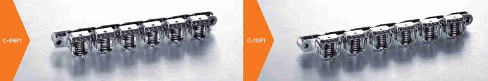 Stainless Steel 08B2GC-C Teeth Frame Clamp Industrial Farm Applicable Roller Chain Gripper for Form Fill Vacuum Seal Wrapping