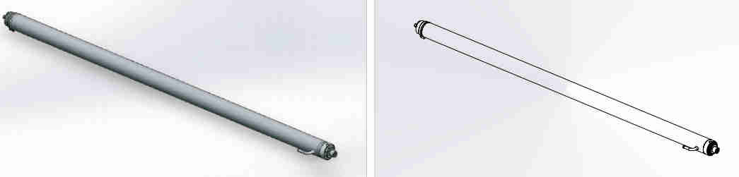 HCYY11112000 Good Quality Professional Factory 33kg Forklift Lifting Hydraulic Cylinder for Forklift