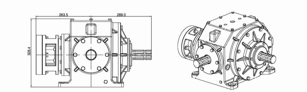 Affordable Round Straw Hay Square Balers Gearbox for Agricultural Machine Hay Rakes Round Square Straw Balers Manufacturers