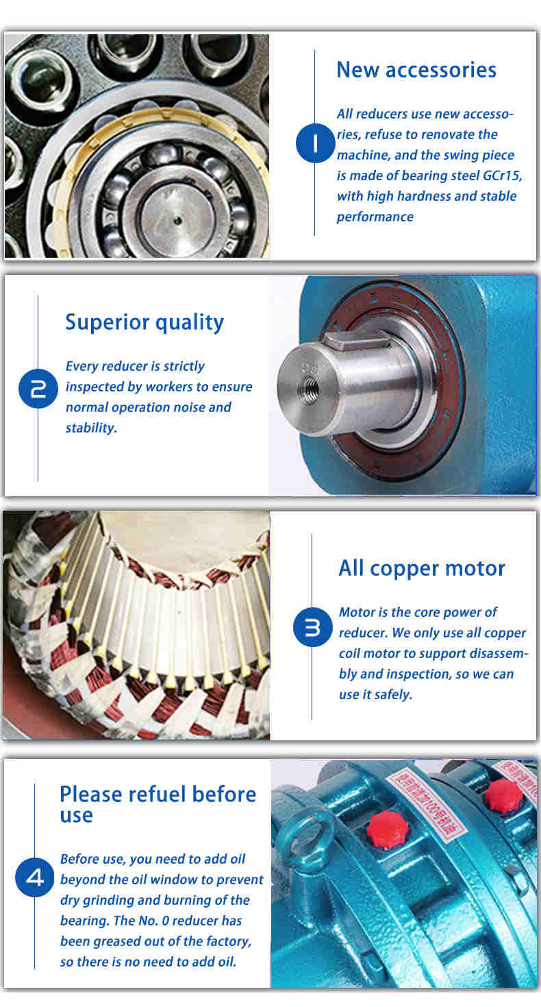 High Quality Cyclo Drive Motor Gearbox Cycloid Speed Reducer BWD2 Cycloid Gearbox with 3 Phase Synchronous Motor  Supplier