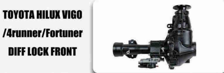 Rear Differential Parts Fit for Toyota Hilux Vigo Fortuner/4runner LOCK FRONT With Side Final Gear Pinion Retarder Case Yoke
