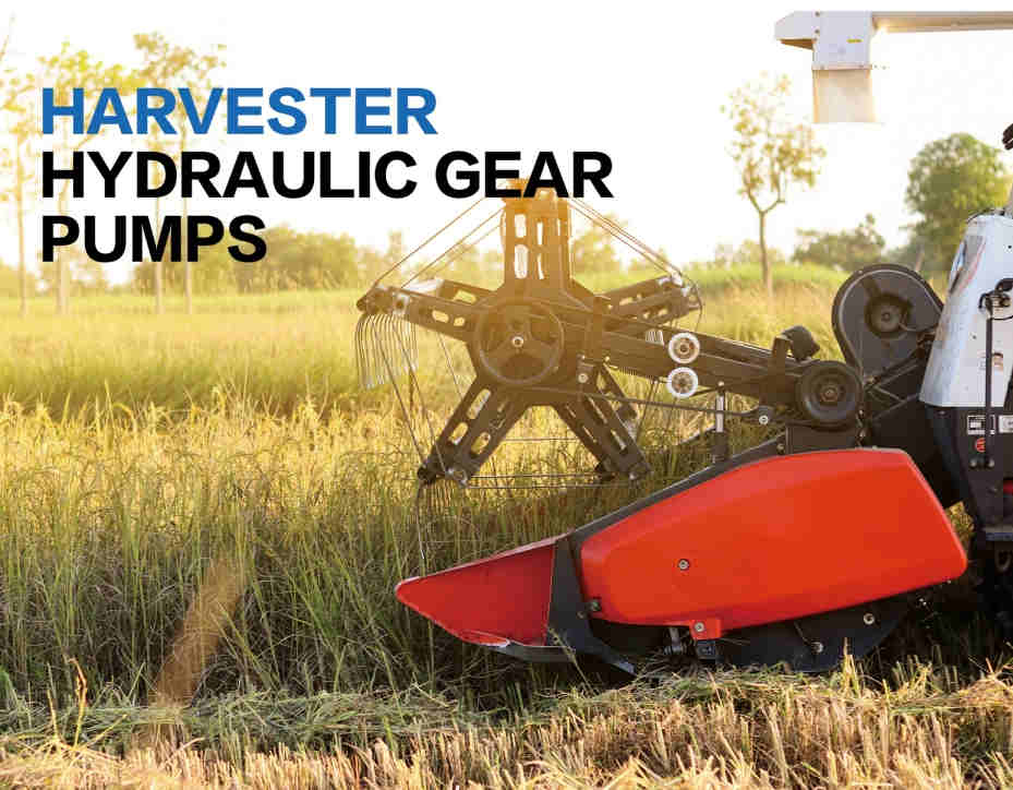 Agricultural Machinery Parts Hydraulic Pump Maximum Pressure 20Mpa Right Gear Hydraulic Pumps for Harvester Machine