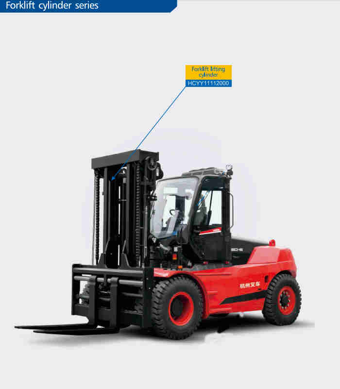 HCYY11112000 Good Quality Professional Factory 33kg Forklift Lifting Hydraulic Cylinder for Forklift