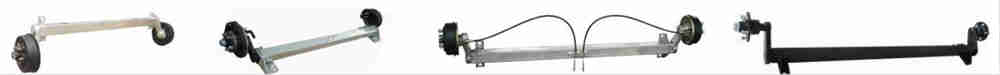 EPT 1500kg Torsion Axle Without Brake for Transportation Trailer